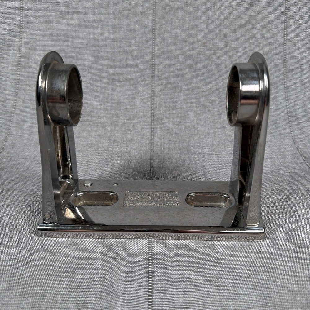 Vintage Scott Paper Co Chrome Toilet Paper Holder Metal Made in USA - Read